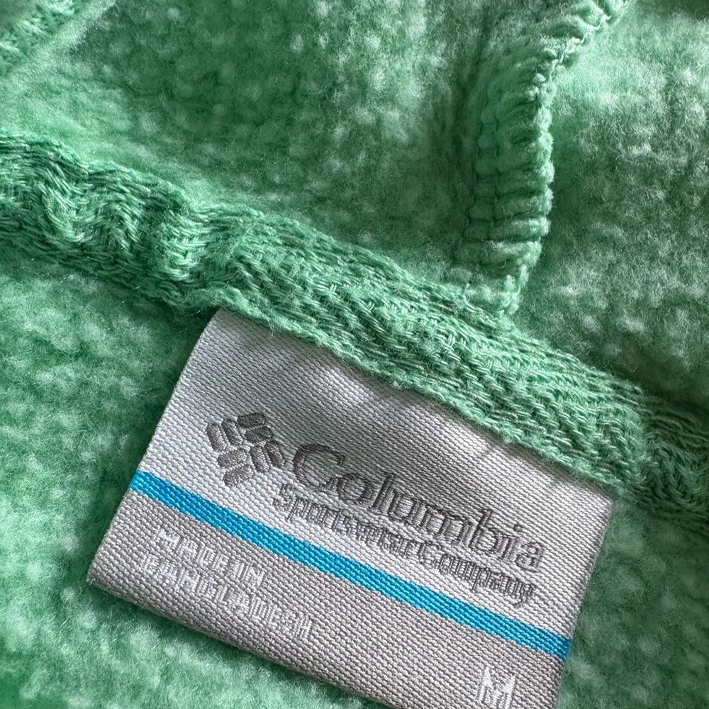 Columbia Mint Green Pullover Hoodie - Picture 2 of 2